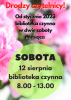 Biblioteka otwarta w sobotę 12 sierpnia 2023r.
