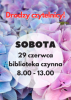 Biblioteka otwarta w sobotę 29 czerwca 2024r.