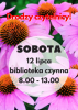 Biblioteka otwarta w sobotę 12 lipca 2025r.