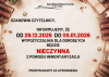 WYPOŻYCZALNIA DLA DOROSŁYCH NIECZYNNA w dniach 29.12.2025 - 09.01.2026