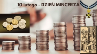  	  KARTKA Z KALENDARZA - 10 lutego Dzień Mincerza