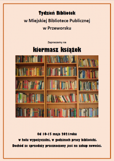 TYDZIEŃ BIBLIOTEK 2021 - Wypożyczalnia dla Dorosłych
