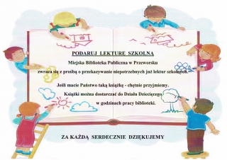 PODARUJ LEKTURĘ SZKOLNĄ