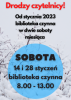 Biblioteka otwarta w soboty