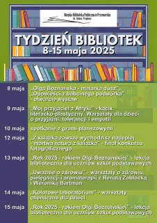 Biblioteka. Lubię tu być!