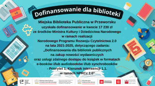 DOFINANSOWANIE DLA BIBLIOTEKI DOFINANSOWANIE DLA BIBLIOTEKI
