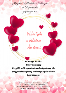Zapraszamy na Walentynki do biblioteki