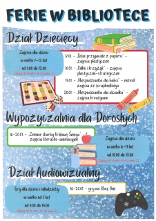 FERIE W BIBLIOTECE