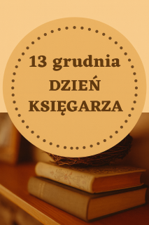 KARTKA Z KALENDARZA – 13 grudnia Dzień Księgarza